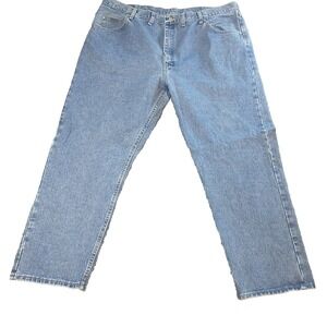 Wrangler Jeans Men's 42x29 Blue Relaxed Fit Premium Quality Denim 97601VR Chore